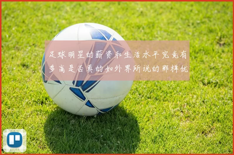 足球明星的薪资和生活水平究竟有多高是否真的如外界所说的那样优越